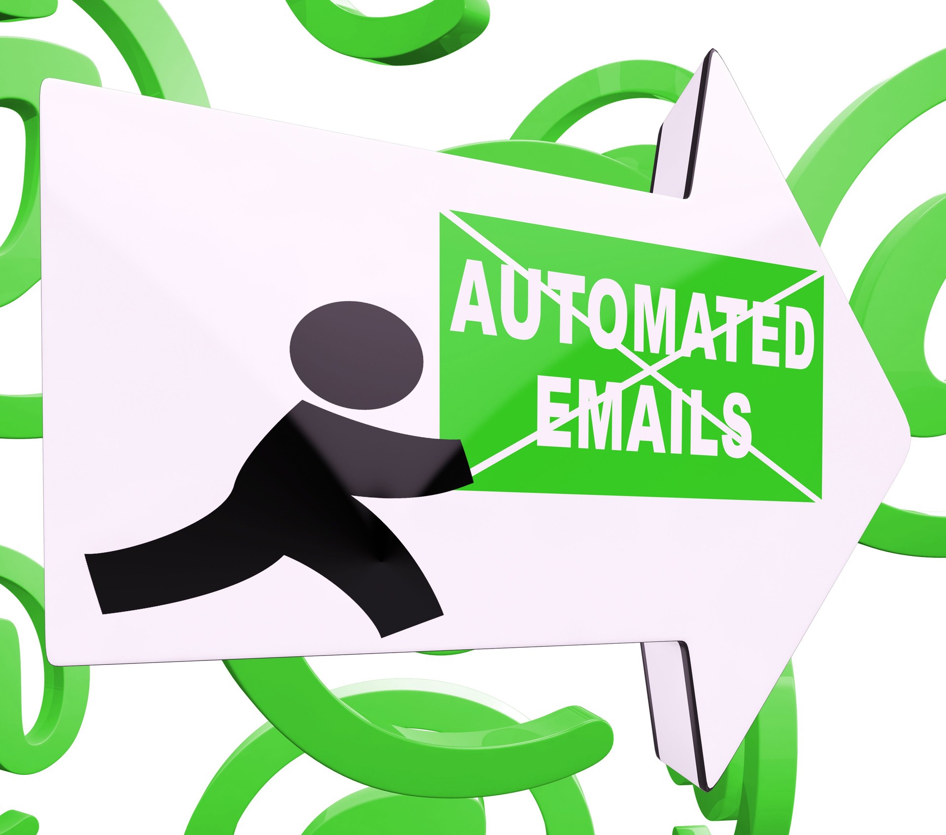 Email Automation Digital Marketing System 3d Rendering